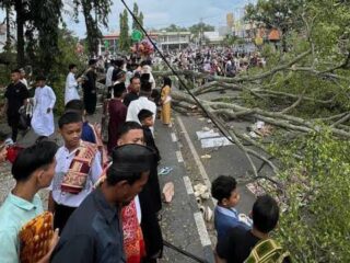 Kemensos Salurkan Santunan untuk Korban Tragedi Pohon Tumbang di Pemalang Saat Salat Idulfitri