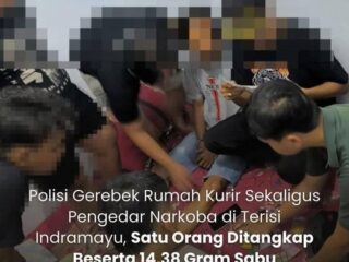 Satras Narkoba Polres Indramayu Bongkar Jaringan Sabu, Kurir Sistem Peta Diringkus