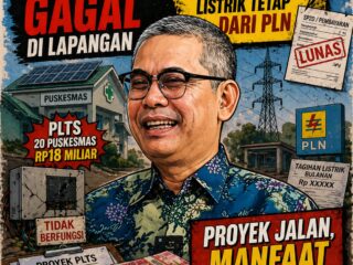 HANTAMAN BADAI KORUPSI,RP18 MILIAR MENGUAP, RAKYAT PURWAKARTA TERHEMPAS DI KARANG KECEWA