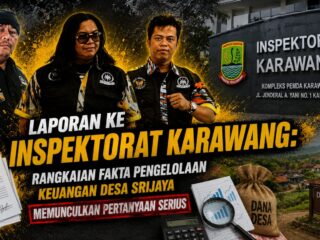 LBH GMBI Resmi Lapor Inspektorat Karawang, Kini Bola Panas Desa Srijaya ada di tangan Pengawas