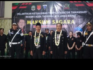 PELANTIKAN KETUA GIBAS TERPILIH SEKTOR TAMANSARI RESORT KOTA TASIKMALAYA