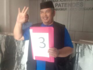 "H,Tono Karta Wijaya Mendapatkan No Urut 3 Dalam Pemilihan Calon Anggota BPD Desa Suka Makmur Periode 2026-2034.