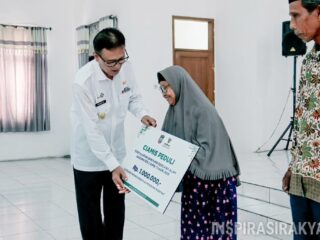 Bupati Ciamis Serahkan Bantuan Infak Kebencanaan 2026, 83 KK Terdampak Bencana Terima Bantuan