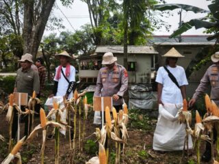 Satreskrim Polres Karawang Dukung Penuh Program Pemerintah Dalam Mewujudkan Kemandirian Pangan Nasional