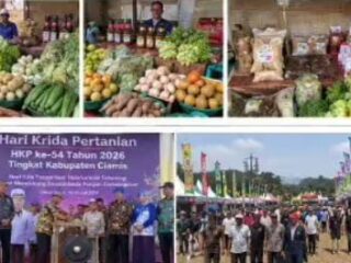 Desa Sukasetia Tunjukkan Potensi Unggulan di Perayaan Hari Krida Pertanian ke-54 Ciamis