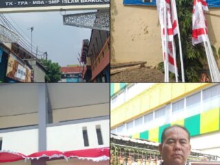 Menjelang HUT RI ke-81, MAN 1 Kota Tasikmalaya Hiasi Area Sekolah dengan Bendera Merah Putih