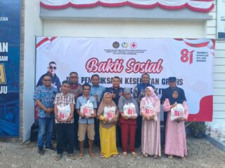Semarak HUT ke-81 Kemerdekaan RI, Lapas Warungkiara Gelar Bakti Sosial dan Pemeriksaan Kesehatan Gratis bagi Masyarakat