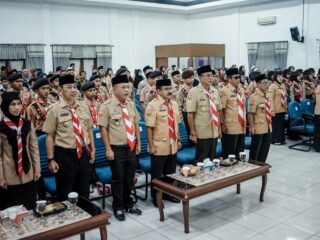 Kontingen Pramuka Ciamis Berangkat ke Jambore Nasional XII, Bupati Herdiat: Jaga Nama Baik Daerah!