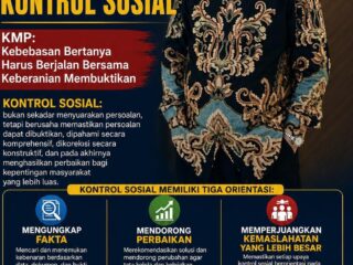 KEBERANIAN MELAKUKAN VERIFIKASI ADALAH WUJUD KONTROL SOSIAL