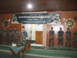 Kodim 0612/Tasikmalaya Gelar Peringatan Maulid Nabi Muhammad SAW 1448 H/2026 M