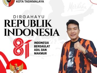 KETUA OK PP MPC PEMUDA PANCASILA KOTA TASIKMALAYA UCAPKAN DIRGAHAYU RI KE-81