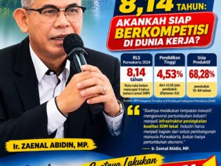 PARADOKS KOTA INDUSTRI RLS PURWAKARTA 8,14 TAHUN DAN UJI DAYA SAING SDM LOKAL
