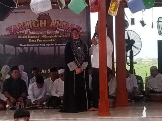 Ratusan Jamaah Padati Maulid Nabi Muhammad SAW di Desa Purwamekar Rawamerta Karawang 2026