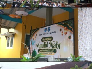 Tanamkan Akhlakul Karimah, SMPN 8 Ciamis Rutin Gelar Peringatan Maulid Nabi Muhammad SAW