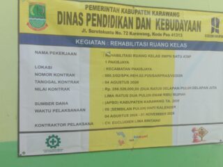 Abaikan K3 di SMPN 1 Pakisjaya Ketika Nyawa Pekerja Tunduk pada Progres Fisik Anggaran