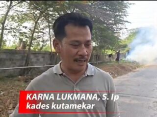 Kades Karna Lukmana, S.IP. Terjun Langsung Pimpin Bersih - Bersih : Sambut Pramuka, Tunjukkan Kita Satu Hati!