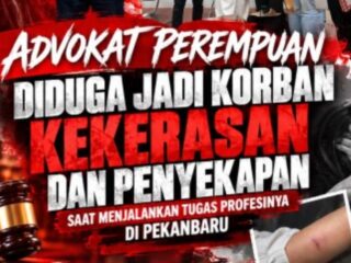Prof Dr Sutan Nasomal SH MH Pakar Hukum Internasional Minta Kapolri Perintahkan kapolda Riau Sidik Kasus Penyekapan Advokat Wanita Di Kota Pekanbaru "Tangkap Pelaku Agar Efek Jera!!"