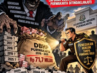 ​BUKAN SEKADAR KETERLAMBATAN: ANOMALI DBHP PURWAKARTA RP71,7 MILIAR UJI INTEGRITAS DAN KEBERANIAN KEJARI